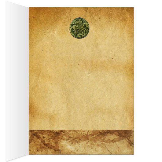 SAINT GEORGE EN DRAGON MEDALLION (Binnen (Rechts))