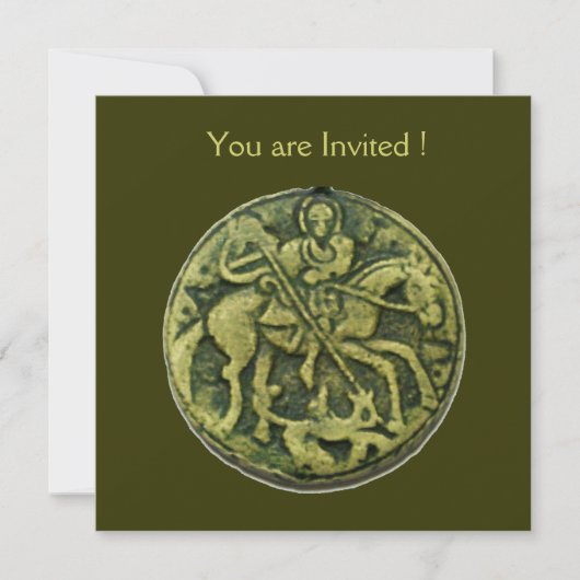 SAINT GEORGE EN DRAGON MEDALLION KAART (Voorkant)