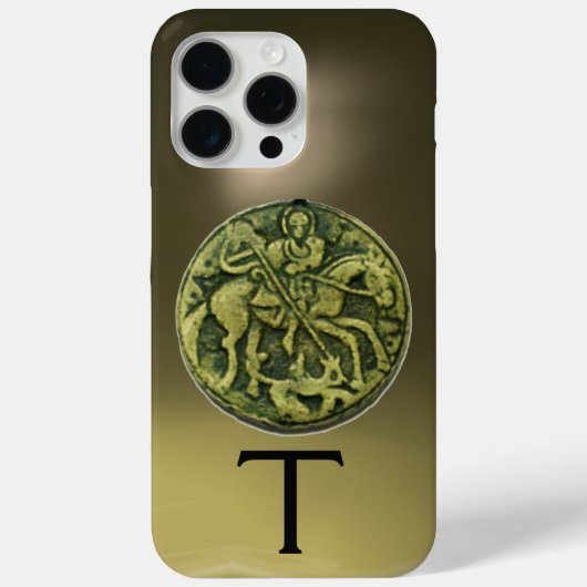 SAINT GEORGE EN DRAGON MEDALLION MONOGRAM Agate Ca Case-Mate iPhone Case (Achterkant)