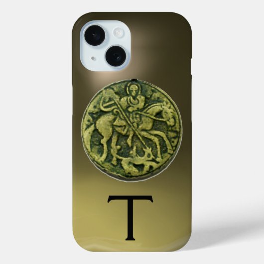 SAINT GEORGE EN DRAGON MEDALLION MONOGRAM Agate Case-Mate iPhone Case (Achterkant)