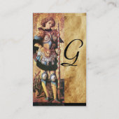SAINT GEORGE EN DRAGON Monogram Visitekaartje (Achterkant)