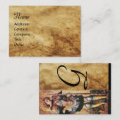 SAINT GEORGE EN DRAGON Monogram Visitekaartje (Voorkant / Achterkant)