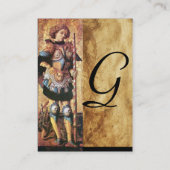 SAINT GEORGE EN DRAGON Monogram Visitekaartje (Achterkant)