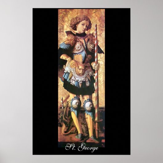 SAINT GEORGE EN DRAGON POSTER (Voorkant)