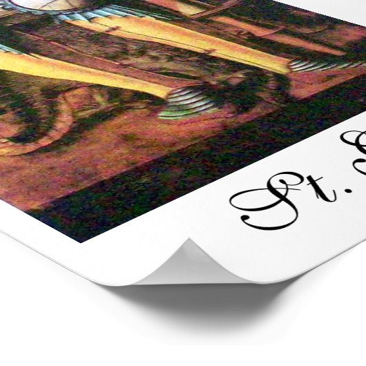 SAINT GEORGE EN DRAGON POSTER (Hoek)