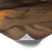 Saint George en Dragon - Raphael Fine Art Poster (Hoek)