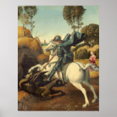 Saint George en Dragon - Raphael Fine Art Poster (Voorkant)