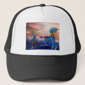 SAINT GEORGE EN DRAGON TRUCKER PET (Voorkant)