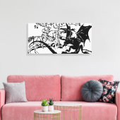 Saint George en The Dragon Canvas Afdruk (Insitu (Woonkamer))
