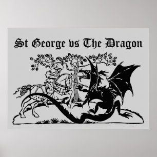 Saint George en The Dragon Poster