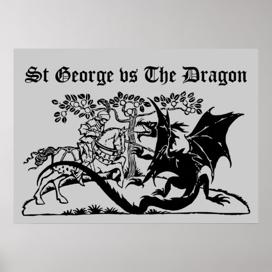 Saint George en The Dragon Poster (Voorkant)