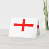 Saint George Flag of England Kaart (Achterkant)