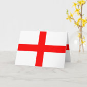 Saint George Flag of England Kaart (Gele Bloem)