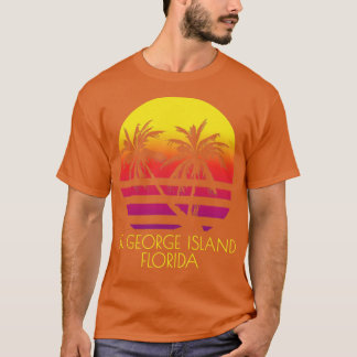 Saint George Island Florida Tropical Sunse T-shirt