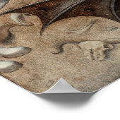 Saint George Killing the Dragon (1435) Poster (Hoek)