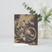Saint George Killing the Dragon Briefkaart (Staand voorkant)