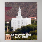 Saint George LDS Temple Poster (Voorkant)
