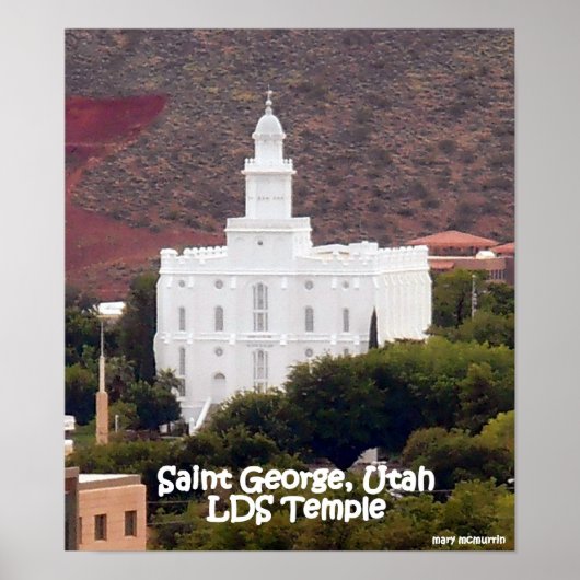 Saint George LDS Temple Poster (Voorkant)