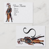 SAINT GEORGE Monogram White Pearl Luxury Visitekaartje (Voorkant / Achterkant)