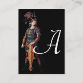 SAINT GEORGE Monogram, zwart Visitekaartje (Achterkant)