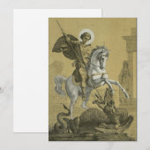 Saint George Patron van Engeland Feestdagenkaart (Voorkant / Achterkant)
