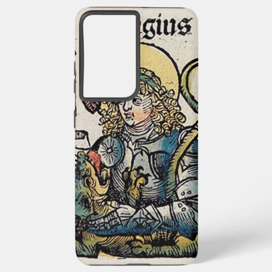 Saint George Patron van Engeland Samsung Galaxy Hoesje (Achterkant)