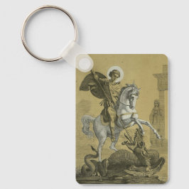 Saint George Patron van Engeland Sleutelhanger