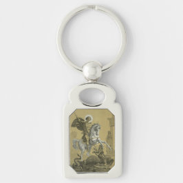 Saint George Patron van Engeland Sleutelhanger