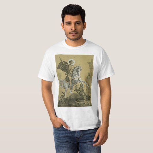 Saint George Patron van Engeland T-shirt (Voorkant volledig)