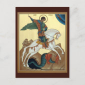 Saint George Prayer Card Briefkaart (Voorkant)