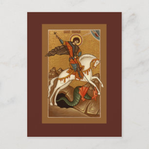 Saint George Prayer Card Briefkaart