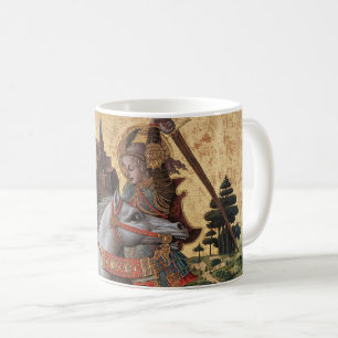 Saint George Slay Dragon Carlo Crivelli Paintin Koffiemok