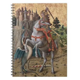 Saint George Slay Dragon Carlo Crivelli Paintin Notitieboek
