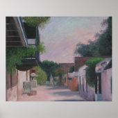 Saint George Street in Saint Augustine, Florida Poster (Voorkant)