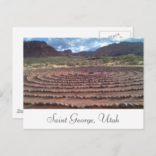Saint George, Utah Briefkaart (Voorkant / Achterkant)