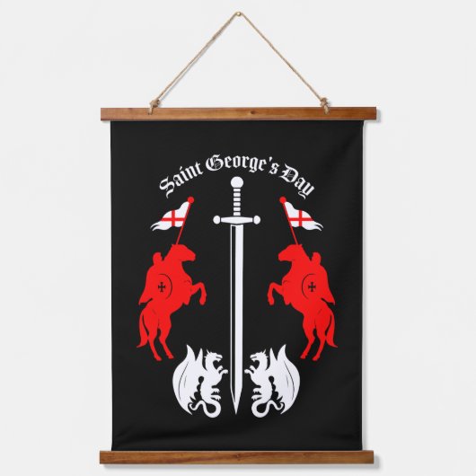 Saint George's Day Hangend Wandkleed (Voorkant)