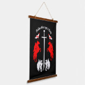 Saint George's Day Hangend Wandkleed (Gebogen)