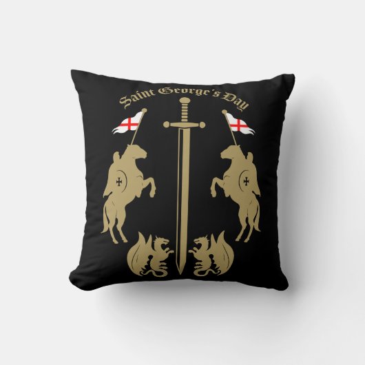 Saint George's Day Kussen (Voorkant)