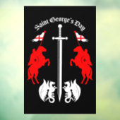 Saint George's Day Raamsticker (Vel 3)