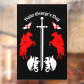 Saint George's Day Raamsticker (Vel 2)