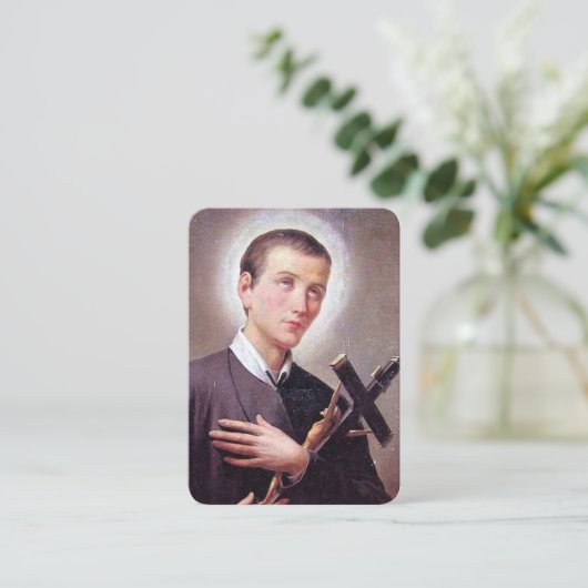 Saint Gerard Majella Fertility Prayer Card Visitekaartje (Staand voorkant)