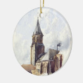 Saint Germain des Pres Kerk Parijs Keramisch Ornament (Links)
