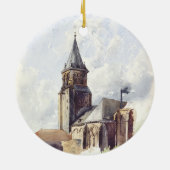 Saint Germain des Pres Kerk Parijs Keramisch Ornament (Achterkant)