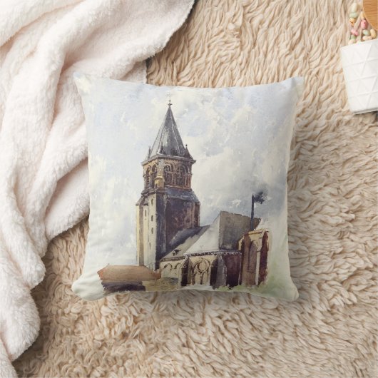 Saint Germain des Pres Kerk Parijs Kussen (Deken)