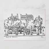 Saint-Germain-des-Pres | Parijs, Frankrijk Briefkaart (Voorkant)