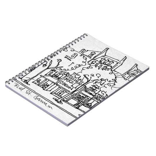 Saint-Germain-des-Pres | Parijs, Frankrijk Notitieboek (Linkerzijde)