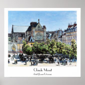 Saint Germain l'Auxerrois Claude Monet Poster (Voorkant)