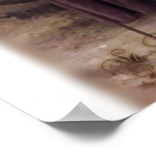 Saint Germaine Patron Saint van de Misbruik Poster (Hoek)