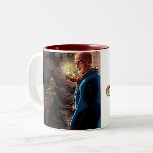 Saint Germaine V2 ontwerp koffiemok Tweekleurige Koffiemok (Voorkant links)