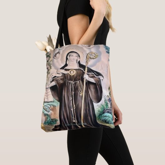 Saint Gertrude de Grote Tote Bag (Dichtbij)